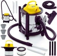 ODKURZACZ PRZEMYSŁOWY BEZWORKOWY POPIOŁU GRUZU DO KOMINKA 2200W MOCNY