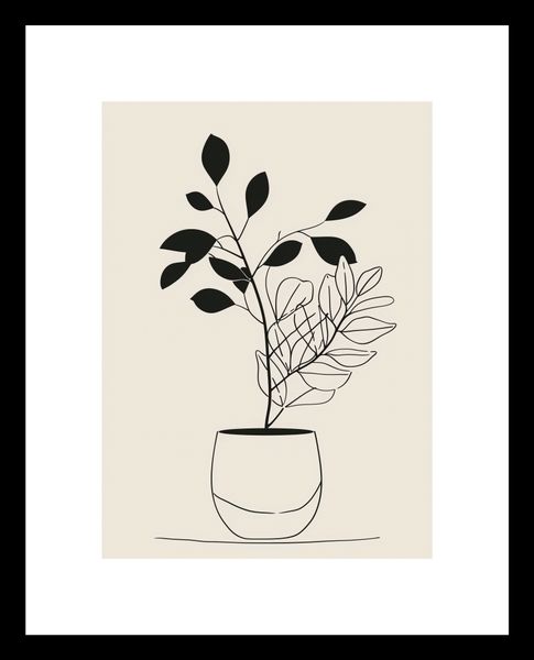 Plakat 13x18cm Prostota Doniczki zdjęcie 3