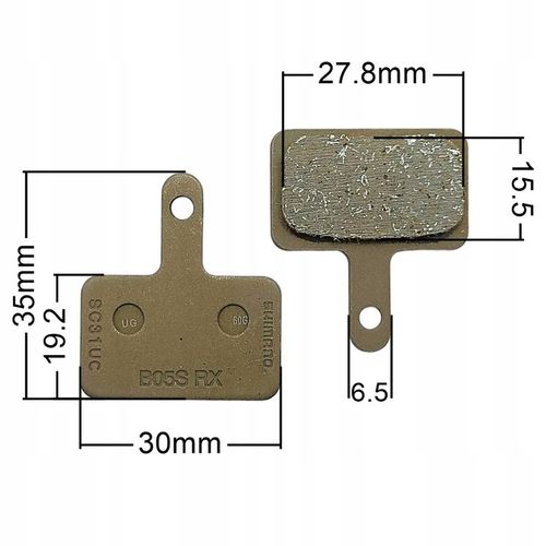 Klocki Shimano B01S B03S B05S żywiczne na Arena.pl