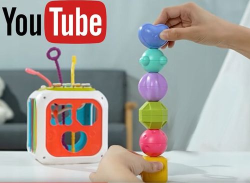 Kostka edukacyjna cymbałki kształty sorter 7w1 na Arena.pl