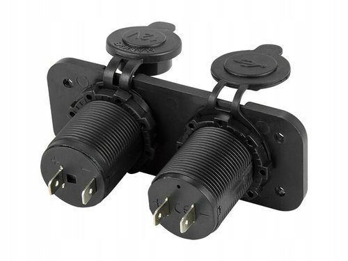 GNIAZDO ZAPALNICZKI SAMOCHODOWEJ 2xUSB 1xGNIAZDO na Arena.pl