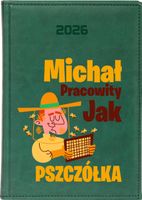 KALENDARZ A5 2026 DZIENNY terminarz z nadrukiem DLA PSZCZELARZA PREZENT