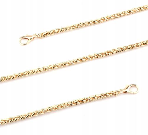 Pasek Złoty Do Torby Torebki Łańcuch Długi Metal na Arena.pl