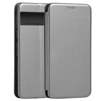 beline etui book magnetic google pixel 7stalowy/steel