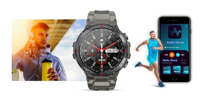 smartwatch giewont szary gw430-2 zdjęcie 7