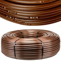 Linia kroplująca 16mm 100m BRĄZOWA kompensacja Super Wydajna Wąż Kropelkowy