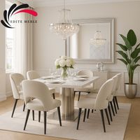 Krzesło Tapicerowane Premium KL-5 Jasny Beż Piano 02