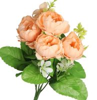 SZTUCZNE KWIATY GAŁĄZKI ROŚLINY PEONIA PIWONIA JAK ŻYWA