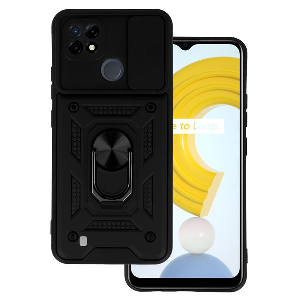 Slide Camera Armor Case do Realme C21 Czarny zdjęcie 1