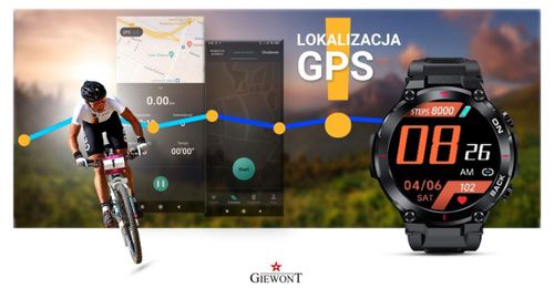 Smartwatch Giewont GW460-1 Czarny na Arena.pl