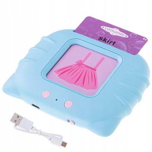 Czytnik Kart Nauka Słów Języka Angielskiego dla Dzieci 112 Kart 224 Słówek na Arena.pl