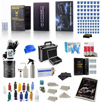 Nowoczesny Zestaw Do Tatuażu z Rotacyjną Maszynką na Baterie Pen Kompletny