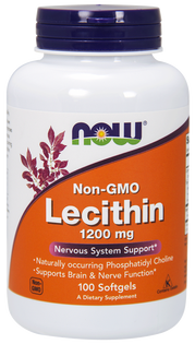 Lecytyna 1200 mg (100 kapsułek) Nowfoods