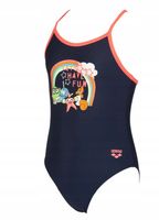 Strój kąpielowy dziewczęcy jednoczęściowy na basen Arena Girl's AWT 98cm