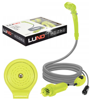 LUND PRZENOŚNY PRYSZNIC 12V TURYSTYCZN KEMPINGOWY SAMOCHODOWY 10L/MIN 82991