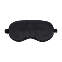 loverspremium satin mask black - satynowa maska na oczy czarna