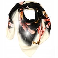 Chusta damska apaszka pod szyję lekka elegancka