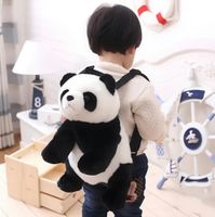 Plecak dziecięcy RESTEQ panda – miękki pluszowy plecaczek dla malucha