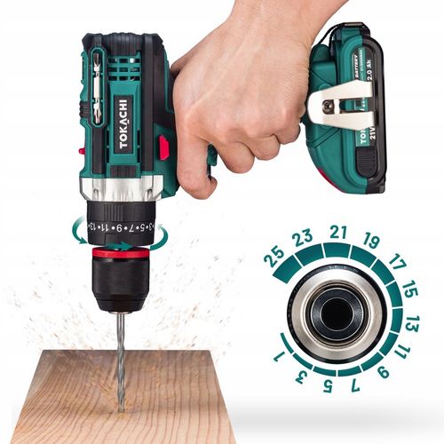 WIERTARKO WKRĘTARKA AKUMULATOROWA UDAROWA WIERTARKA 2xAKU METALOWA na Arena.pl