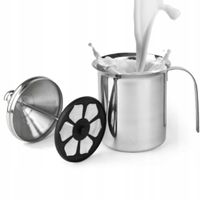 SPIENIACZ UBIJAK MLEKA 850ml STALOWY GARNEK KUBEK