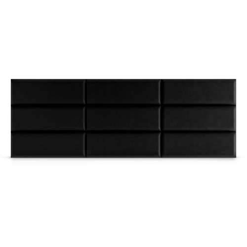 Panel Tapicerowany Ścienny Czarny 50cm x 15cm na Arena.pl