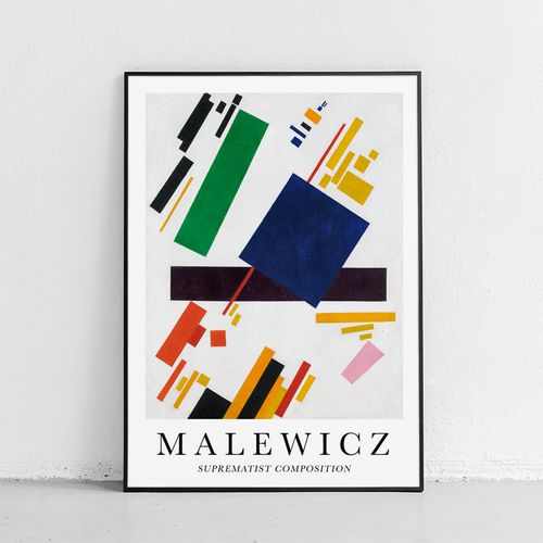 Plakat malewicz abstrakcja obraz 50x70 cm na Arena.pl