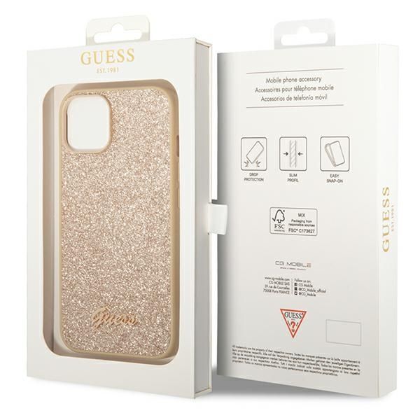 Etui Guess do iPhone 15, iPhone 14, iPhone 13, Złoty zdjęcie 8