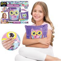 WOOPIE ARTFUN Zestaw Kreatywny Poduszka do Ozdobienia Sówka