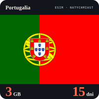 Karta eSIM Internet Portugalia 3 GB na 15 dni - bez rejestracji