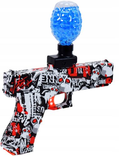 PISTOLET KARABIN NA KULKI WODNO ŻELOWE AUTOMATYCZNY ZESTAW AUTOMAT GLOCK na Arena.pl