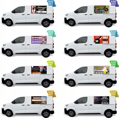 Reklama Naklejka na samochód 0,5 m2 BORÓWKI AMERYKAŃSKIE OD PRODUCENTA na Arena.pl