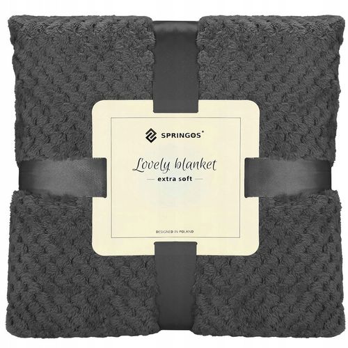 GRUBY KOC CIEPŁY NARZUTA DWUSTRONNA NA ŁÓŻKO KANAPĘ 150x200 cm PLED MIĘKKI na Arena.pl