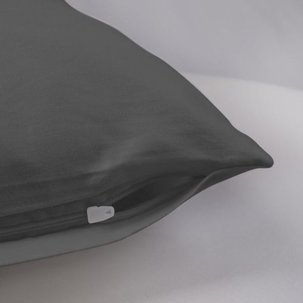 Poszewka satyna bawełna j.szary 037/50x60. zdjęcie 3