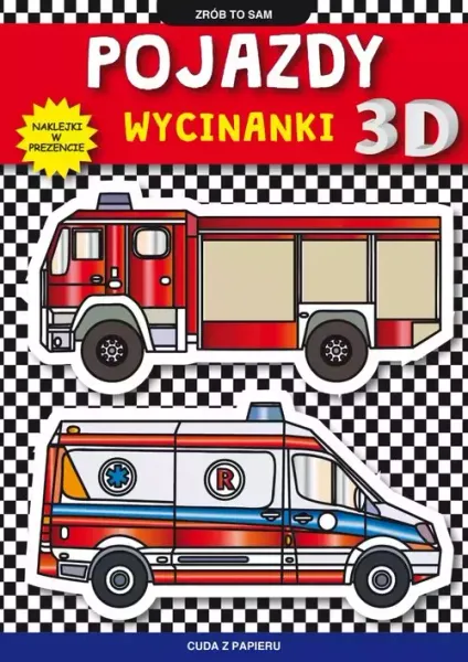 Pojazdy wycinanki 3 D zdjęcie 1