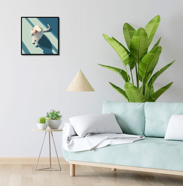 Plakat 40x40cm Kocia Persona zdjęcie 4