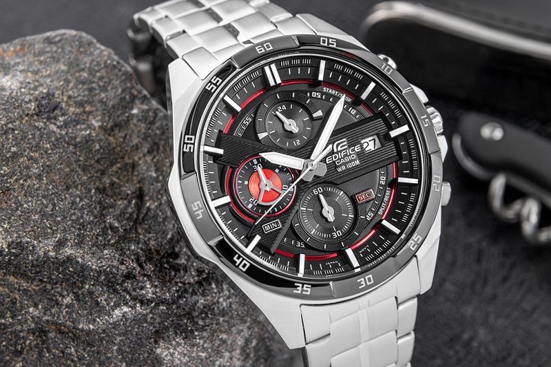 zegarek męski casio edifice efr-556db-1avuef + box zdjęcie 4