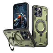 etui hybrid armor trendy z magsafe na iphone 16 pro max - zielone