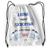 Plecak Dla Izy Sportowy Szkolny Worek Torba Z Nadrukiem Ze Zdjęciem