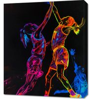 Obraz 60x70cm Mecz W Kosza