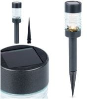 Lampa Ogrodowa Solarna Lampka Wbijana Gruntowa LED z Czujnikiem