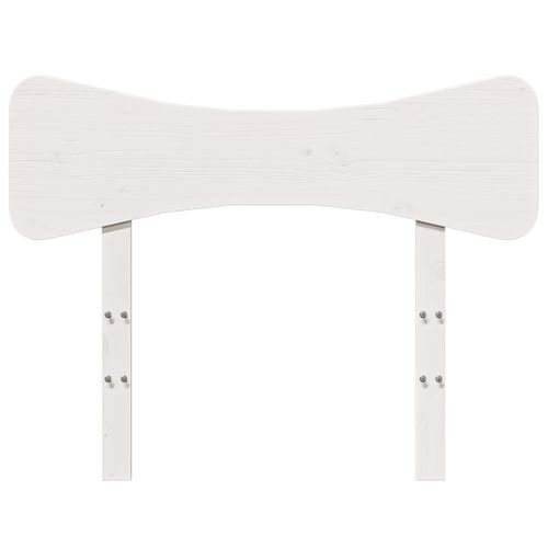 Wezgłowie do łóżka, białe, 90 cm, lite drewno sosnowe na Arena.pl