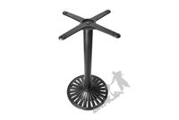 NOGA STOŁU K17 - STANDARDOWA Z KRZYŻAKIEM SŁONECZKO AŻUROWE PODSTAWA STÓŁ ŻELIWNA