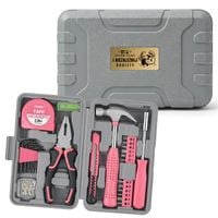 Zestaw Różowych Narzędzi w Walizce z Grawerem dla Kobiety Prezent dla Niej