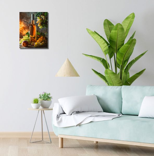 Obraz 30x40cm Bursztynowe Wino zdjęcie 2