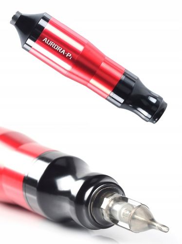 ZESTAW MASZYNKA DO TATUAŻU PEN ROTACYJNA TUSZ KARTRIDŻE tusz czarny 30ml na Arena.pl