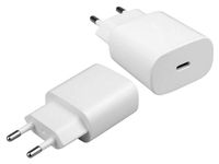 ŁADOWARKA SIECIOWA DENMEN 3,6A 25W PD TYP C SINGLE BIAŁA