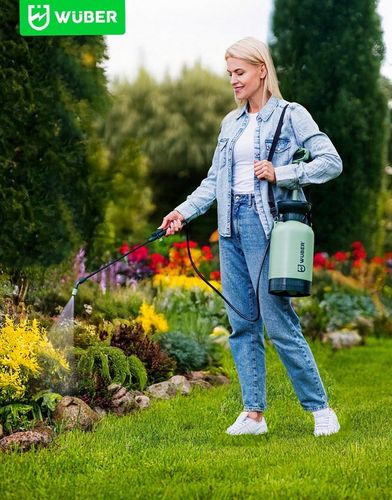 RĘCZNY OPRYSKIWACZ CIŚNIENIOWY DUŻY POJEMNOŚĆ 5L REGULACJA DYSZY LANCA na Arena.pl