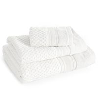 Ręcznik Davos 02 50x90 cm biały bawełna frotte bordiura