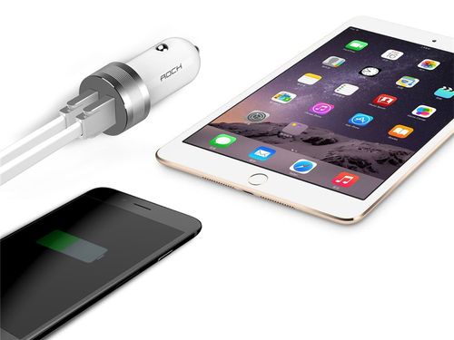 ROCK SITOR PLUS Ładowarka Samochodowa 2,4A 2x USB na Arena.pl