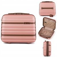 KUFEREK podróżny bagaż KABINOWA mała ABS twarda podręczna 14" KOLORY